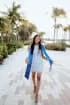 New Lulus Love Poem Light Blue Lace Mini Dress Size Small - Image 7