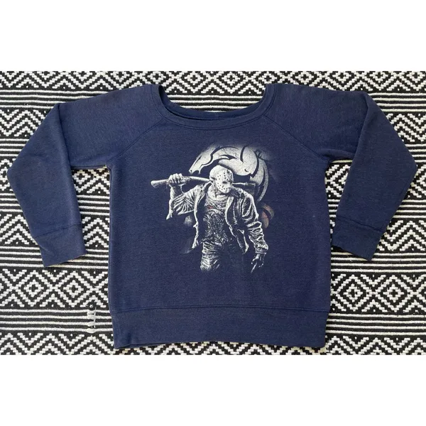 Bella Canvas Jason Voorhees x Denver Broncos Sweatshirt - Image 7