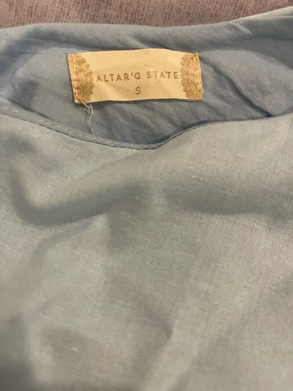 Altar'd State Hannah Dress - size small (off shoulder, puff sleeves ) - Image 3