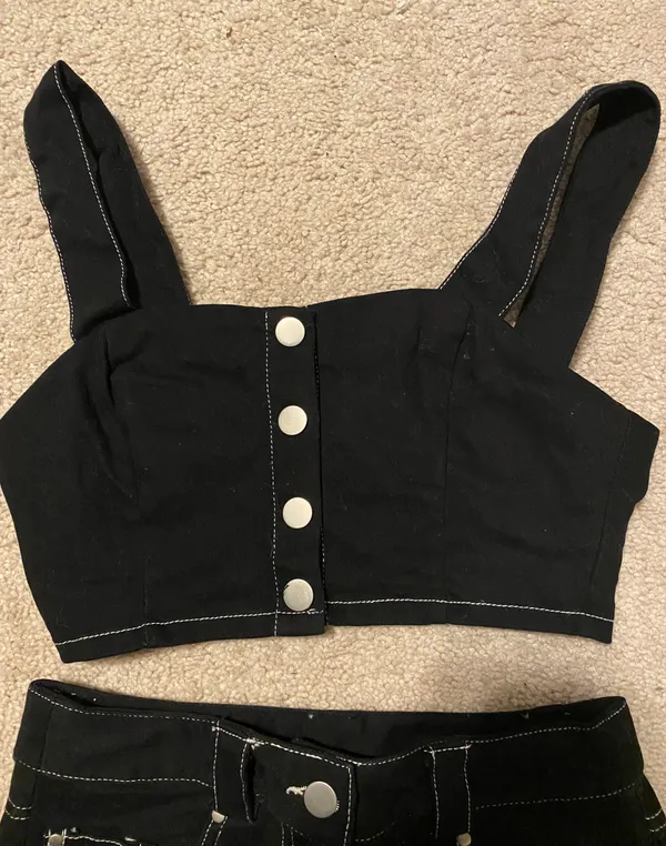 2 Piece Matching Set Black - Image 3