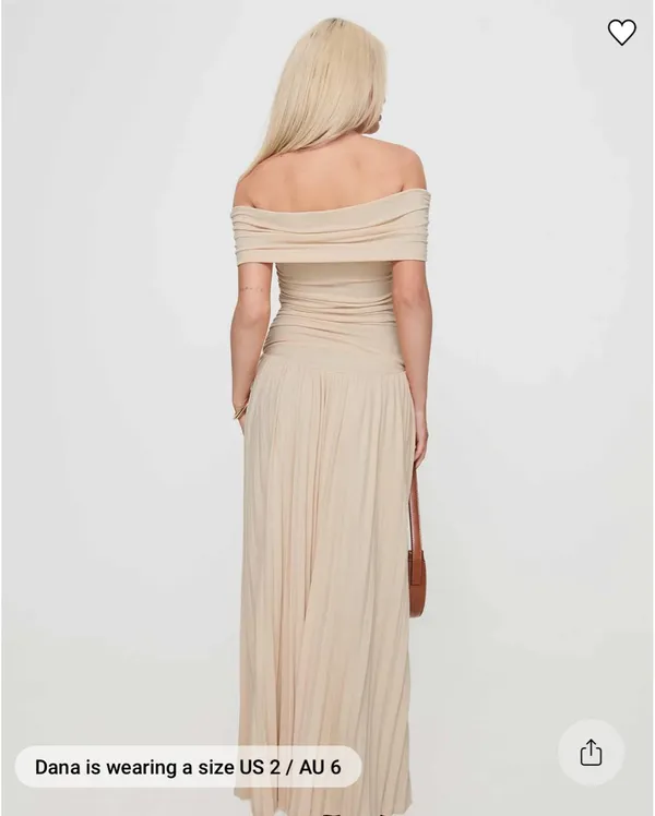 Lioness Field Of Dreams Maxi Dress Oatmeal - Image 3