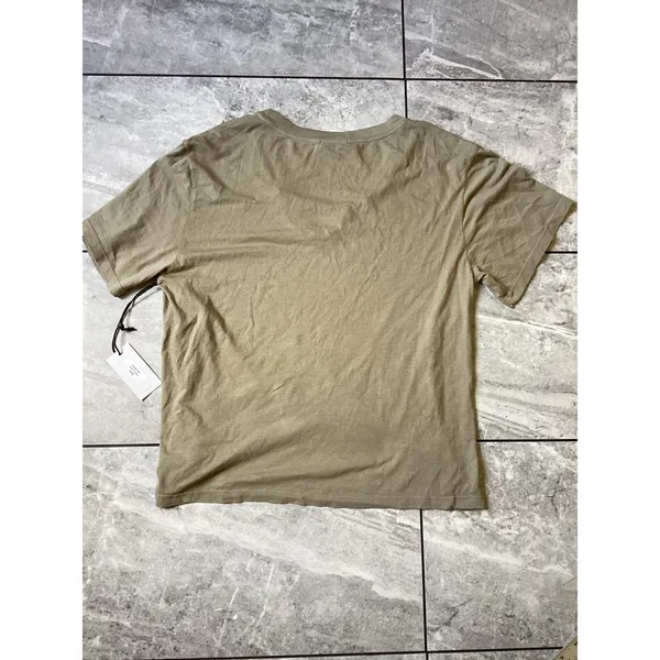 AGOLDE Risha Tee V-Neck Short Sleeve T-Shirt Tan Khaki AE3257-1628-DUP Women S - Image 10