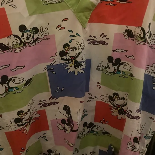 Vintage Disney Mickey Mouse scrub top size small - Image 2