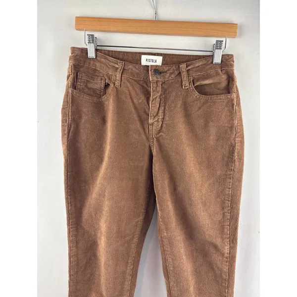 Women’s Pistola Size 28 Brown Corduroy Pants - Image 2