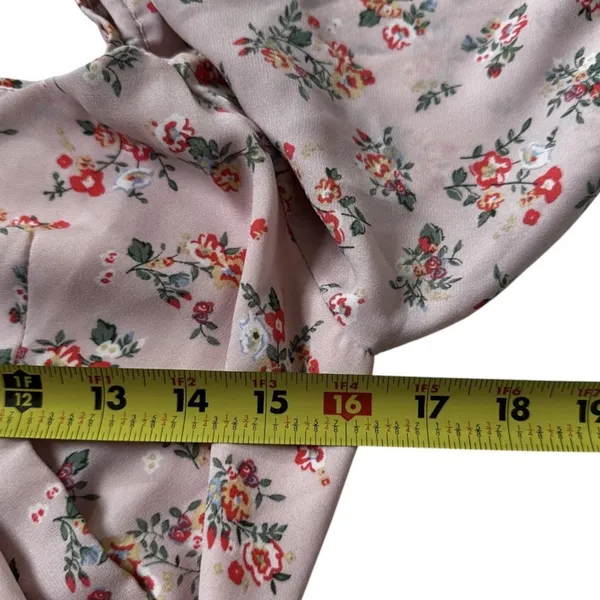 Altar'd State Mini Floral Pink Medium Dress Long Sleeves | 16-20 - Image 4