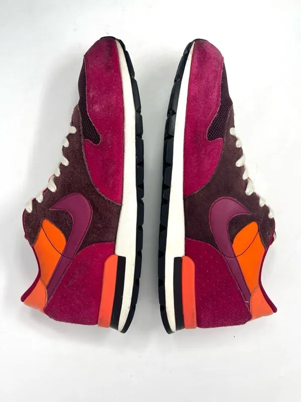 Nike Internationalist Retro Burgundy Pink Orange Suede Mesh Sneakers 11.5 - Image 4