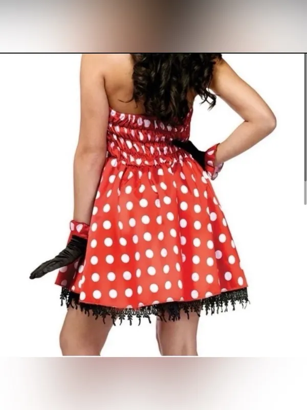 Minnie Mouse Sexy Halloween Costume Dress Only Small - Image 2