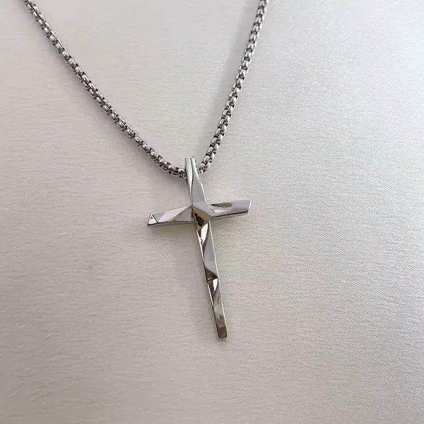 Cross Pendant Necklace for Men Women Streetwear Hip Hop Punk Unisex Style - Image 2
