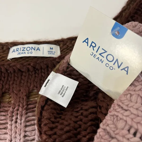 Arizona Jean‎ Co. Women’s Knit Sweater Size M Brown Ombre Bell Sleeve NWT - Image 4