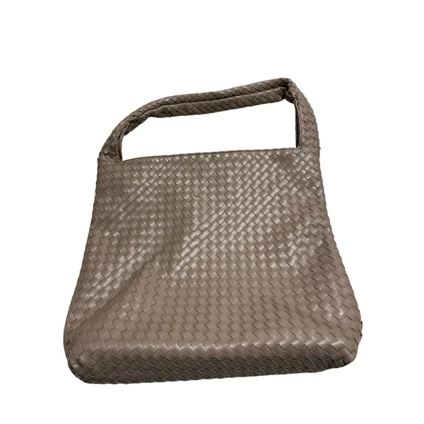 Source Unknown Woven Shoulder Bag Purse Taupe Neutral Spring Trendy - Image 2