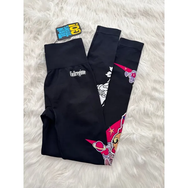 Civil Regime Teen Titans Go Starfire Kelly Seamless Leggings Size Medium - Image 10
