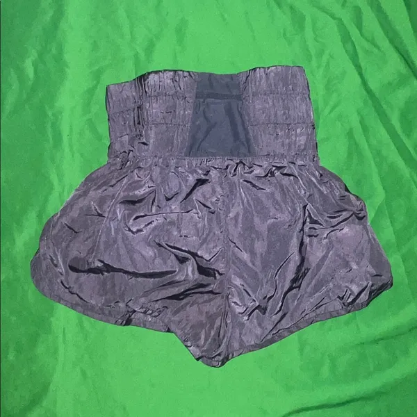 FP Movement by Free People Navy Bubble Athletic Shorts Dark Purple size XS - Image 2
