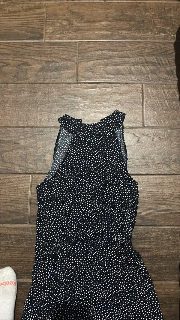 Polka dot sundress Black - Image 3