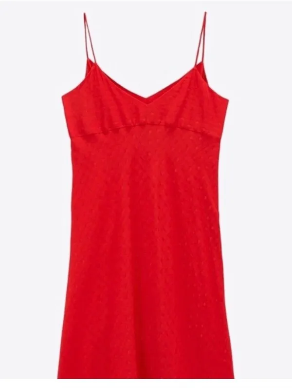 Red Midi Dress without tags - Image 9