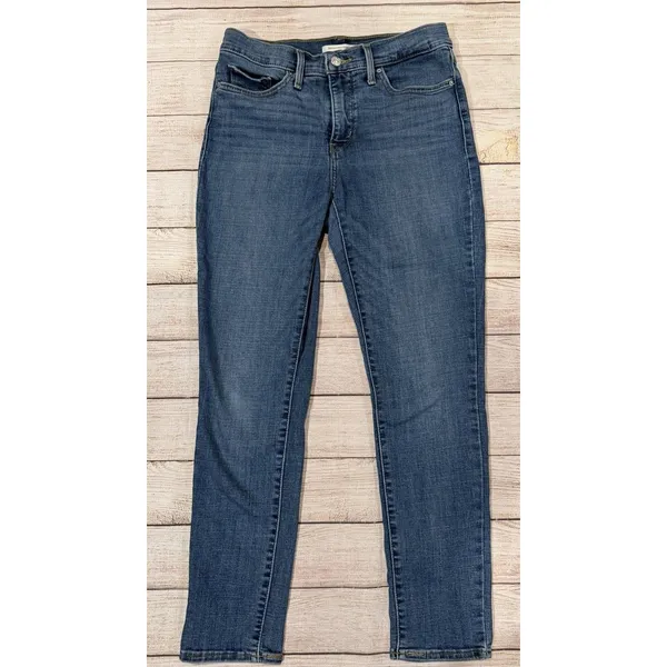 Levis Jeans Women's 311 Shaping Skinny Medium Wash Blue Denim Stretch Casual 28 - Image 2