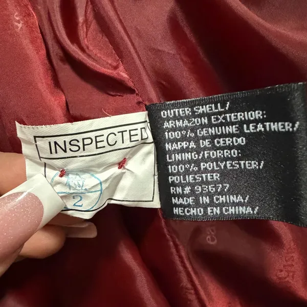 East 5th Rich Burgundy Leather Jacket - Image 5