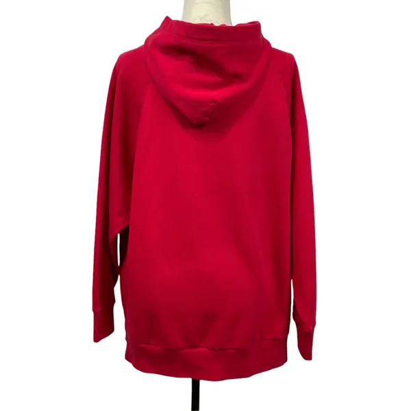 Victoria's Secret PINK Red Sequin hoodie Size M - Image 5