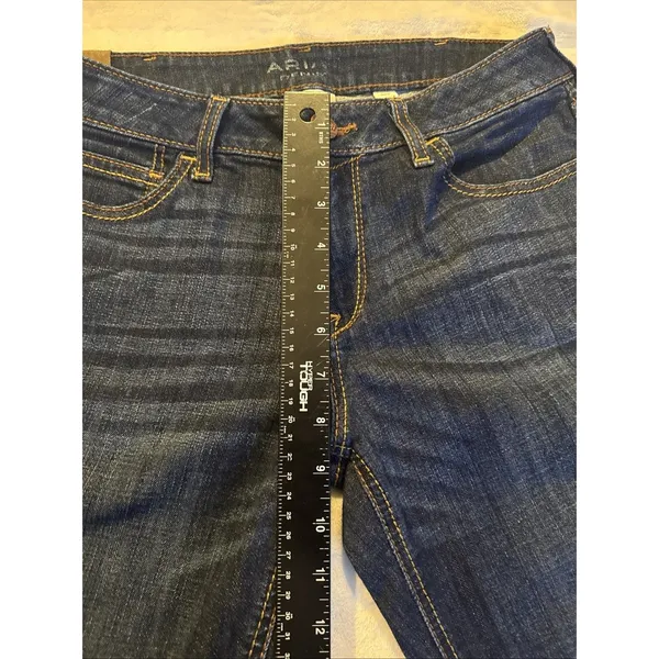 Ariat Denim Women's Demin Jeans Size 30S Mid Rise Flare Jeans - Image 8