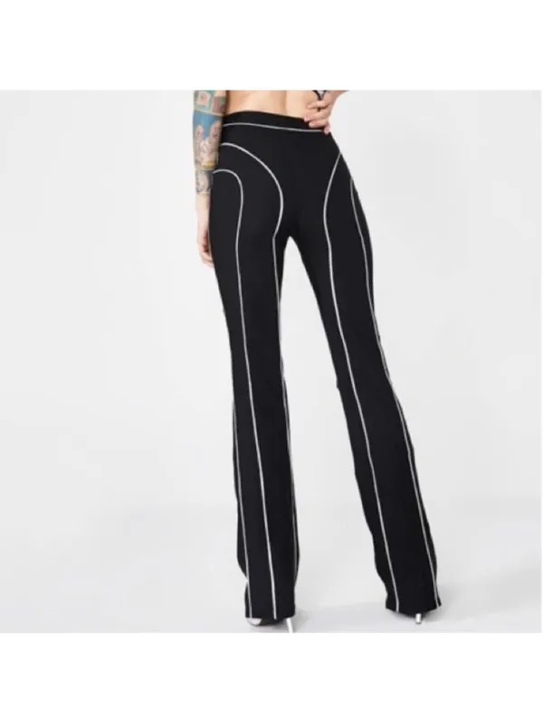 I.AM.GIA Euphoria Black Jet Pants Knee Cut Out - Image 2