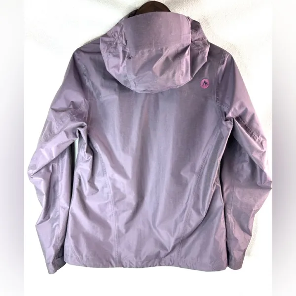 Marmot M Windbreaker Pocketed Jacket in Grape with Deep Purple Trim - Image 4