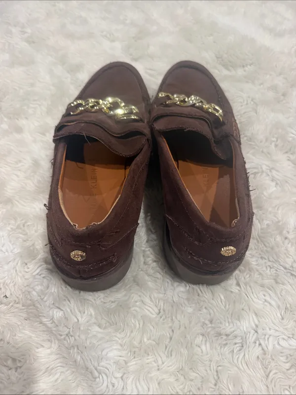 Anne Klein Eunice slip-on loafers with Gold Chain Accent Woman’s‎ size 7.5 - Image 3