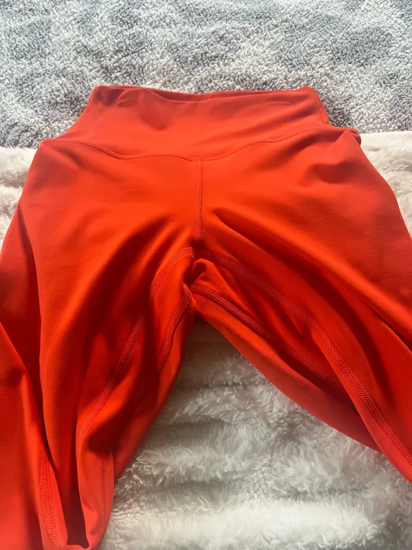Lululemon Align Leggings 25" High-Rise red/orange - Image 5
