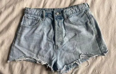 Blue Jean Shorts Size 10 - Image 2