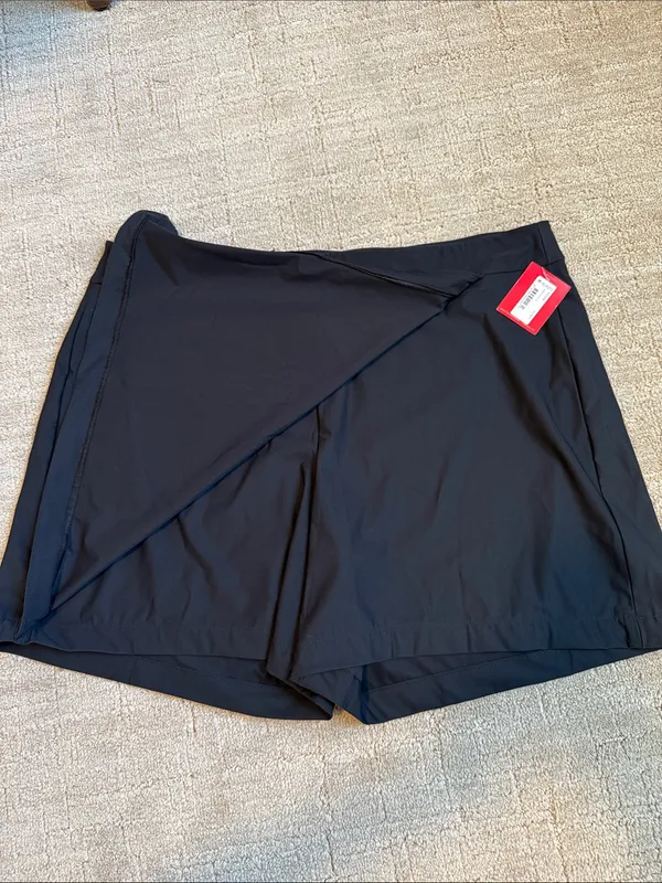 Spanx Sunshine Skort 6" XL Very Black Women Pull-On NWT - Image 6