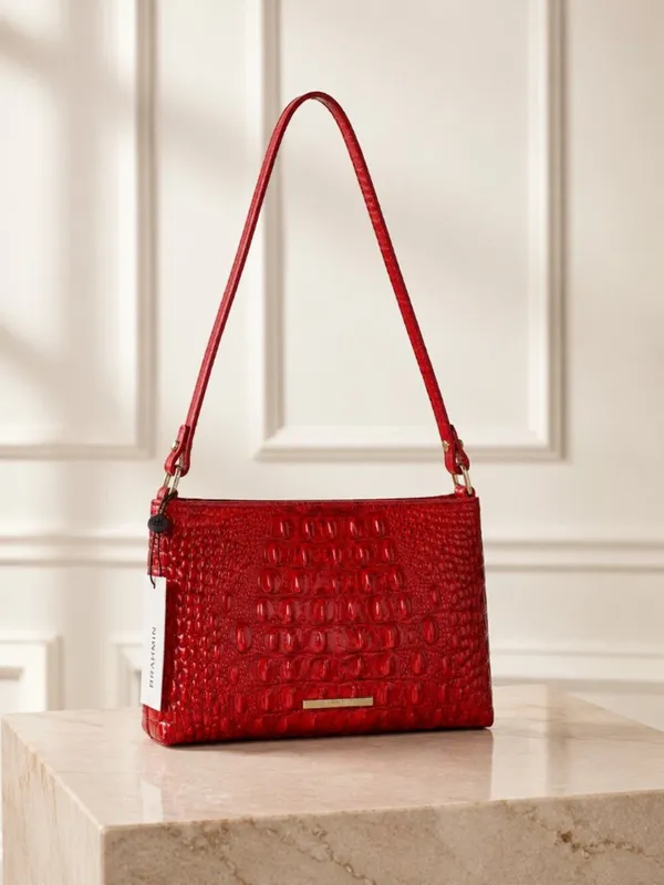 Brahmin Lorelei Shoulder Bag Red Dragon Melbourne Leather NWT - Image 3