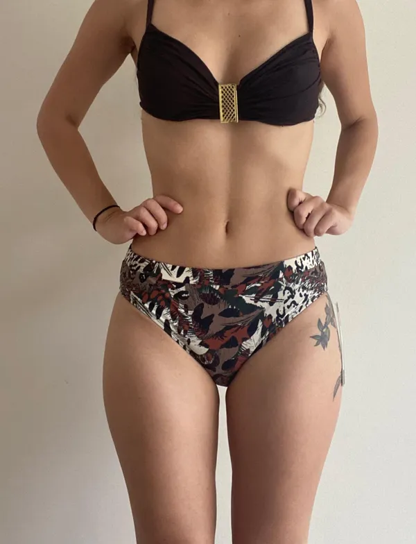 Nicole Miller Funky Printed Size 8 Nwt Bikini Bottoms - Image 6