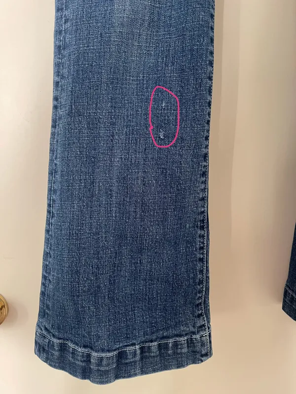 Boutique Cowgirl Couture Wide Leg Jeans - Image 3