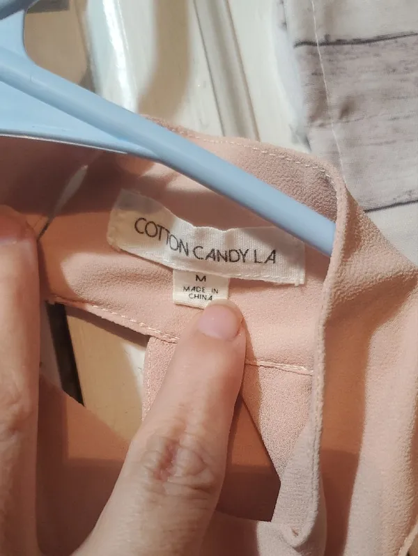 Cotton Candy Blush Halter Tie - Image 2