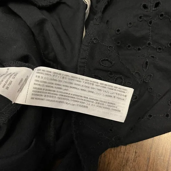 Abercrombie & Fitch Black Babydoll Dress - Image 9