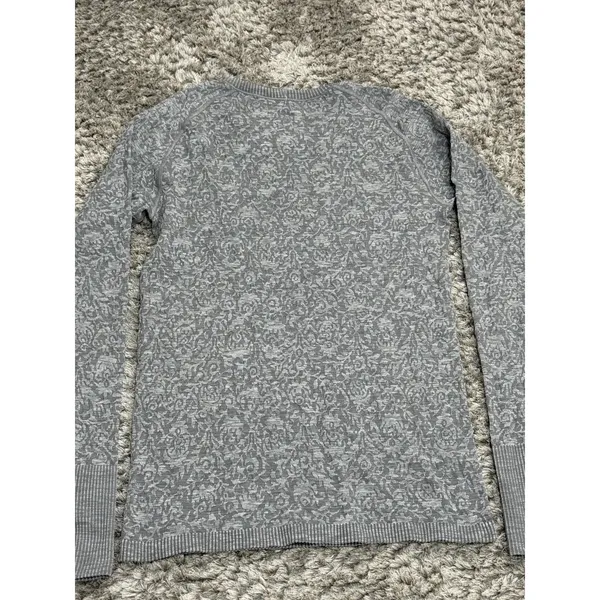 Lululemon Swiftly Tech Long Sleeve T-Shirt Top Women’s Size 10 18x28 Gray - Image 6