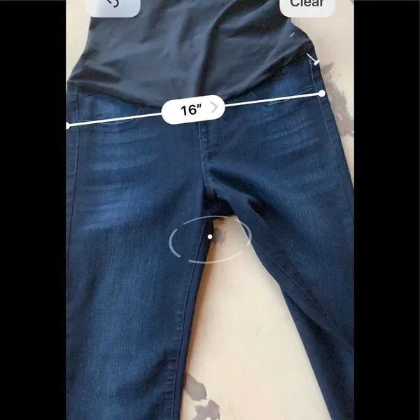 New. Just Black flare maternity jeans. 26P. NWOT - Image 8