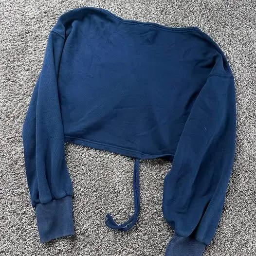 OFFLINE by Aerie Cinched Front Cropped Sweatshirt - Image 3