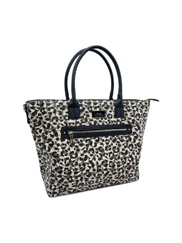 Trina Turk Leopard Print Tote Bag Detachable Strap OS NWT - Image 3