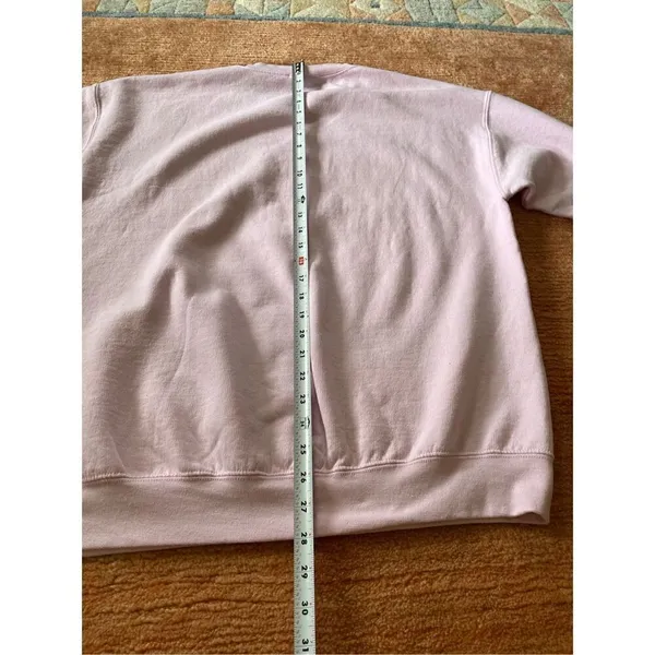 GILDAN Women’s Pink Crewneck Sweatshirt - Image 6