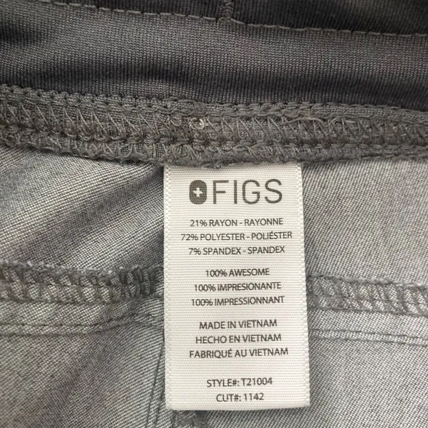 Figs Gray Kade Cargo Scrub Pants in Graphite Gray Size Small - Image 4