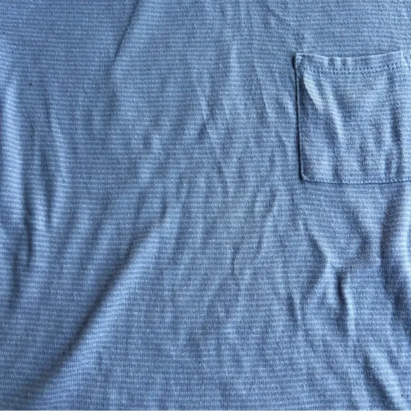 Stars above Women's Soft Lavender and white stripe Pajama Top - Image 2