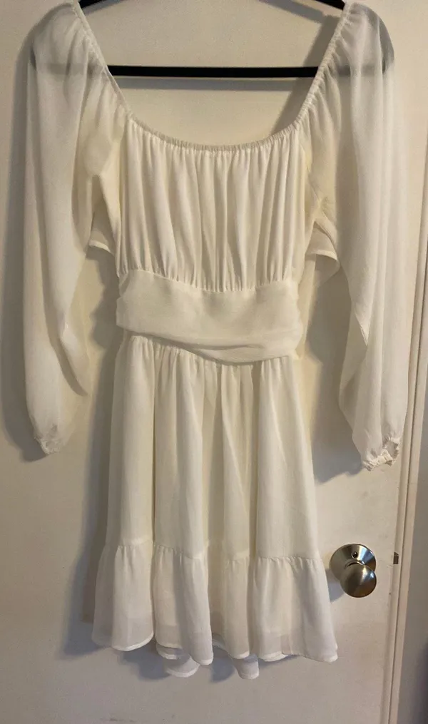Forolav White Formal Sundress - Image 5