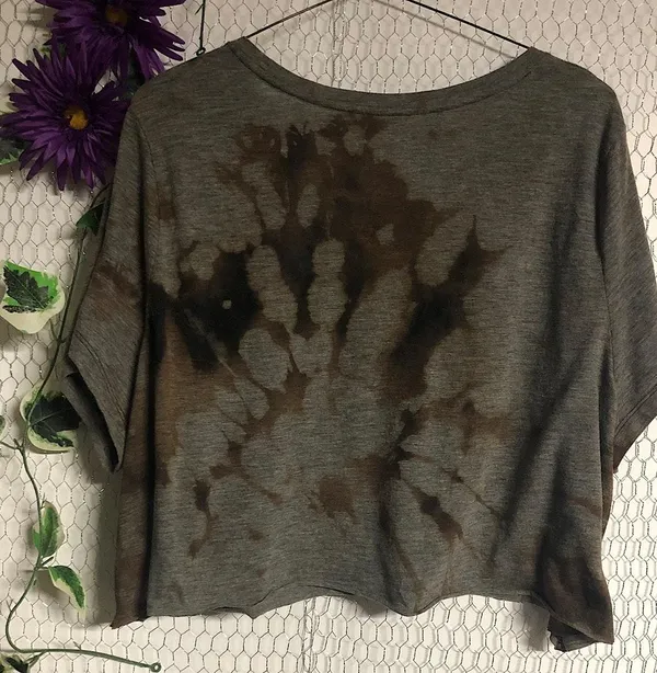 Ava & Viv One Of A Kind Tie Dye Crop Top - Image 3