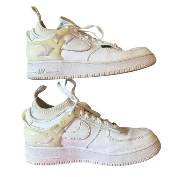 Nike x UNDERCOVER Womens Air Force 1 Shoes Low SP GORE-TEX White Sail Size 7 - Image 6