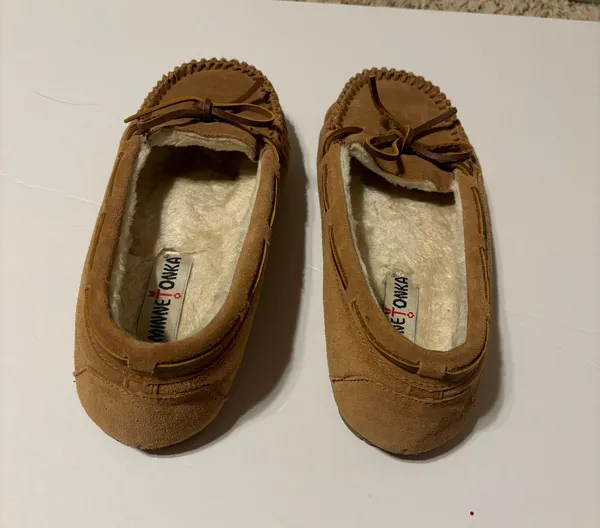 Slippers With Rubber Sole Brown Size 10 - Image 3