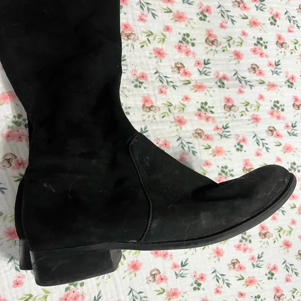 Black Women's thigh High Boots Size 8.5 - Image 4