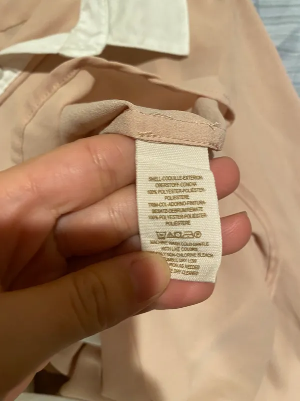 Pastel Pink & White Blouse - Image 6