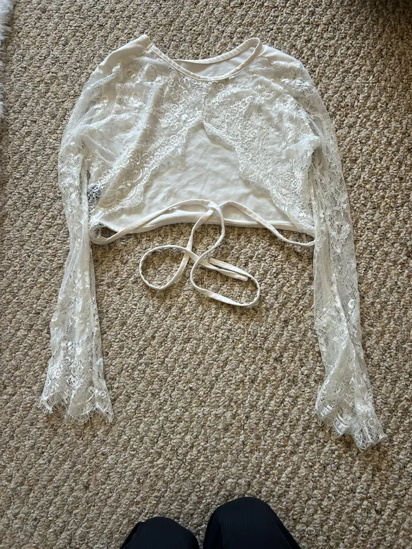 Shein White Lace Top - Image 2