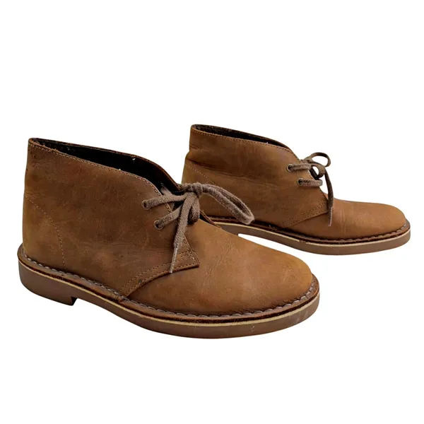 Classic Clarks Desert Brown Ankle Boots 26116744 Women's 7.5 Comfy - Image 3