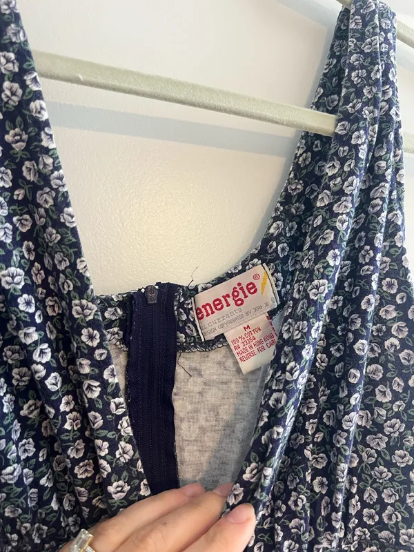 Vintage Romper! Blue Size M - Image 4