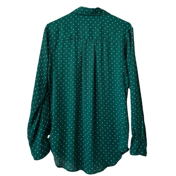 Stylus Women Size‎ Medium Long Sleeve Button Down Shirt Polyester Chic Career - Image 2